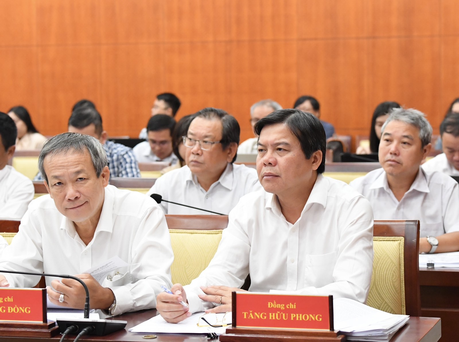 Các đại biểu dự hội nghị Thành ủy TP. Hồ Chí Minh lần thứ 24 (Ảnh: Việt Dũng).